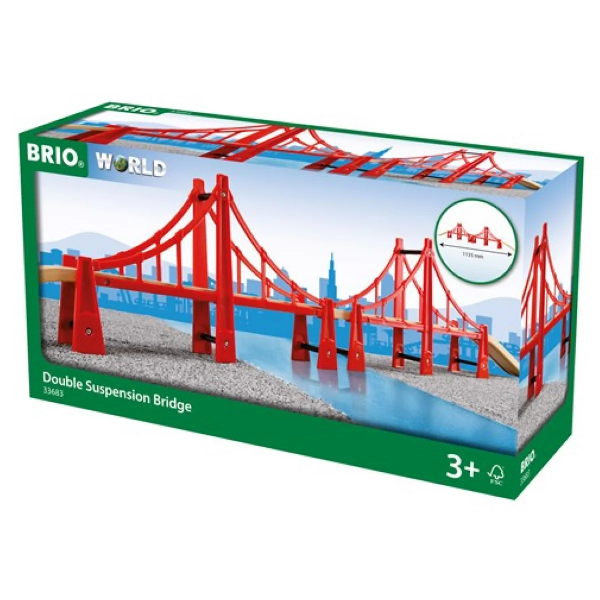 Optimized Double-Suspension Bridge Reliable