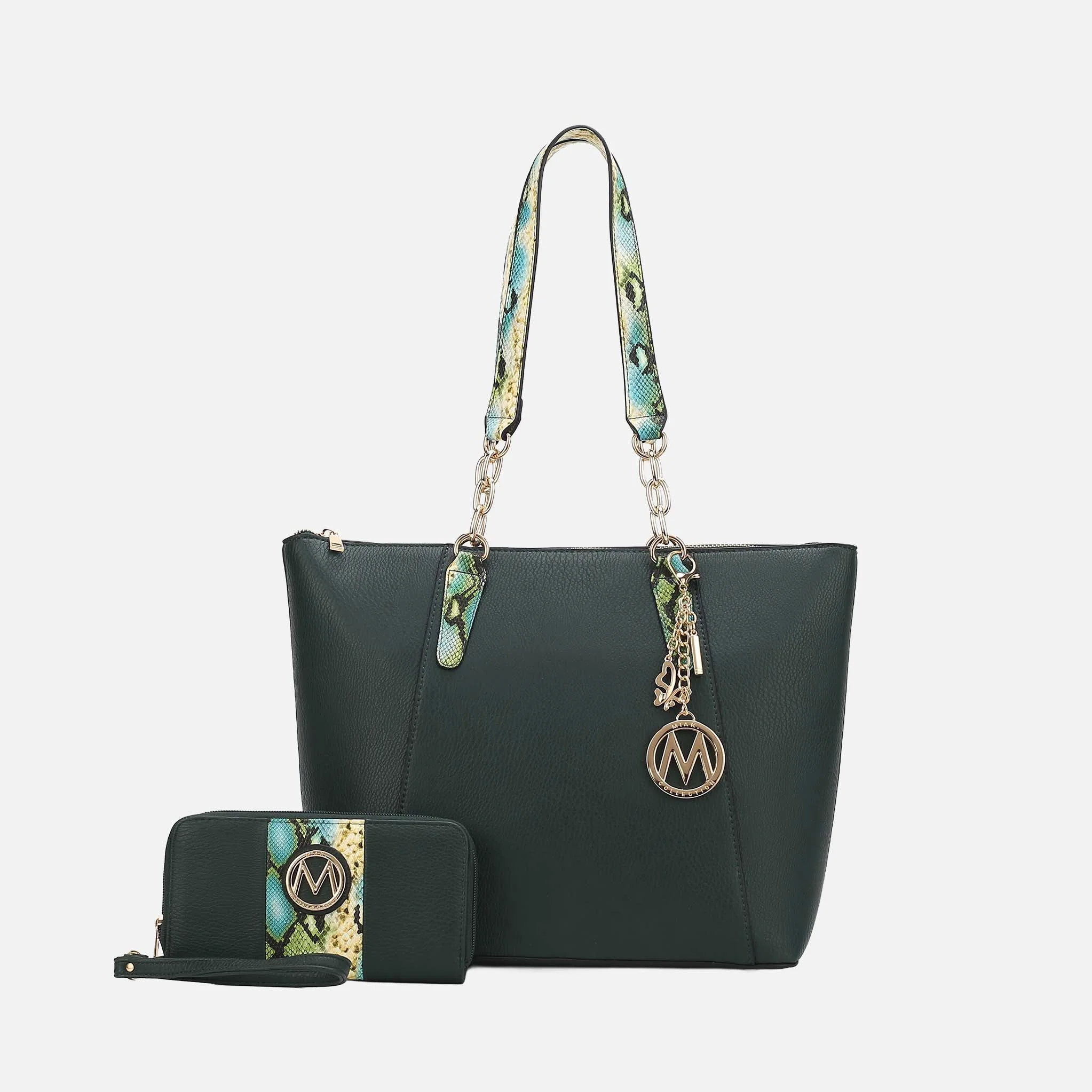 Carefully Designed MKF Collection by Mia K. - Ximena Tote Bag and Wallet Set Traditional