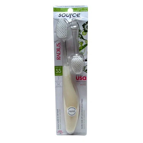 Reliable Radius Source Medium Toothbrush Super Soft With Head 1 Ea Easy-to-Use