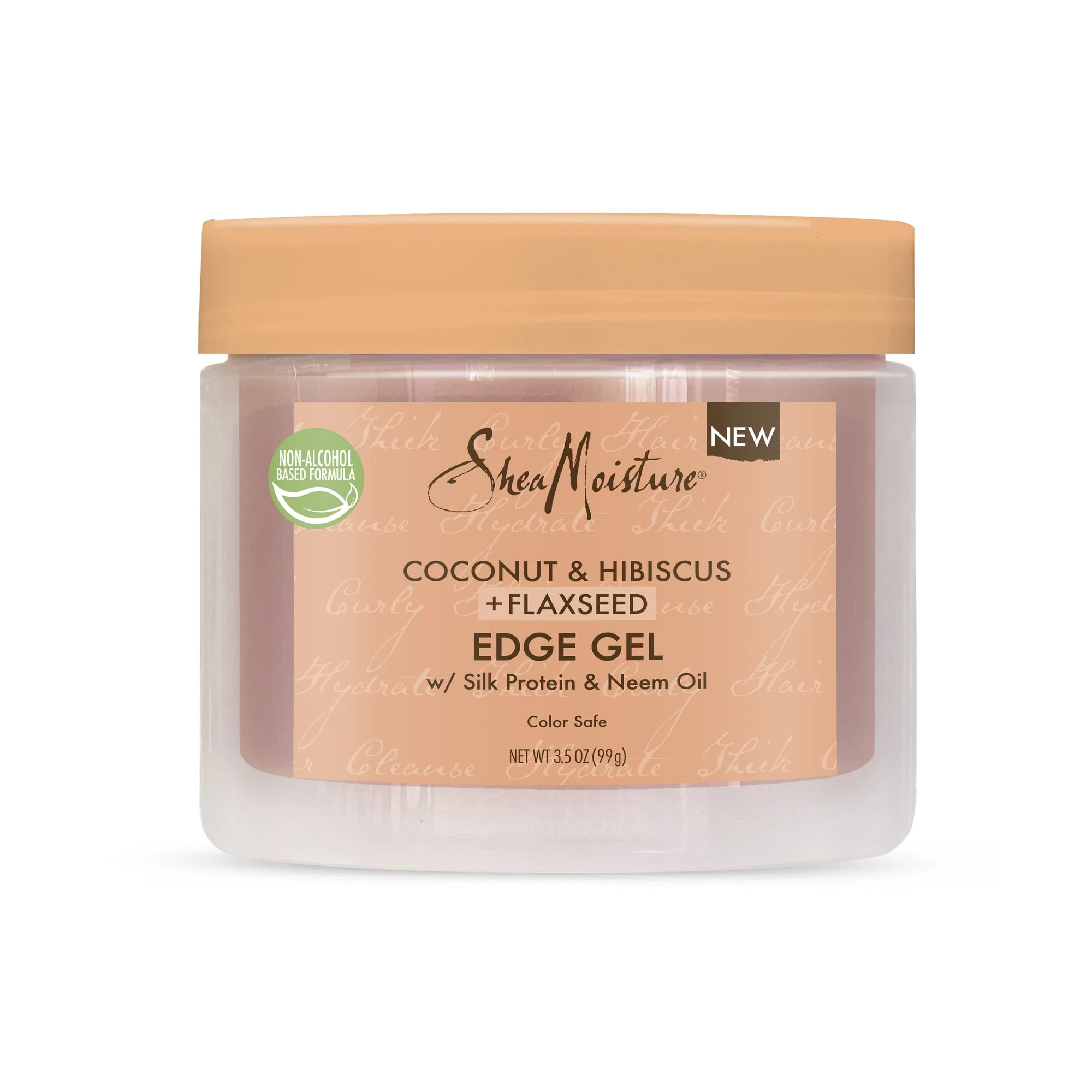 Expertly Made SheaMoisture Coconut and Hibiscus Flaxseed Edge Control Gel 3.5 Oz Clean