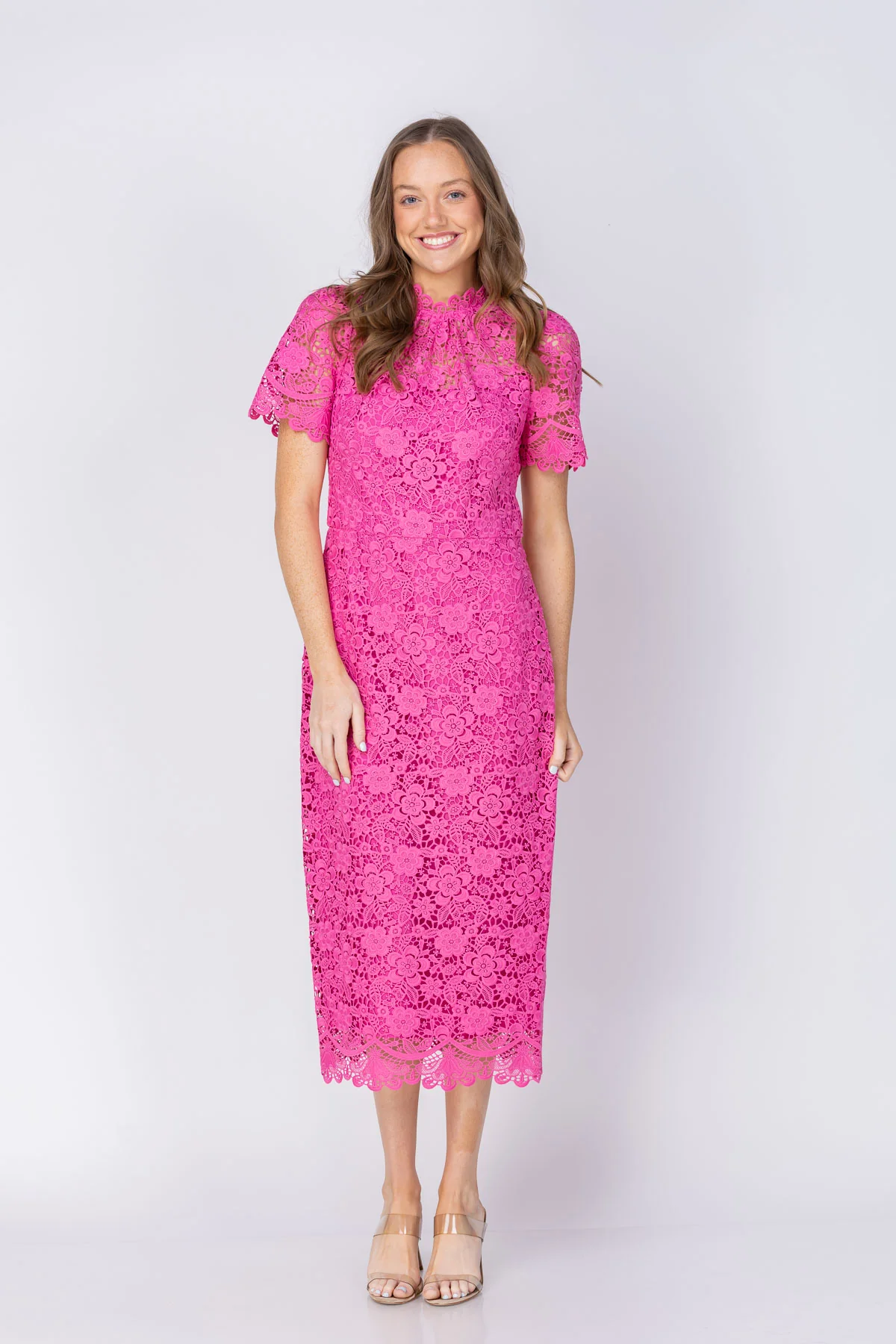 Pure Shoshanna Vivienne Dress in Wild Orchid Relaxed