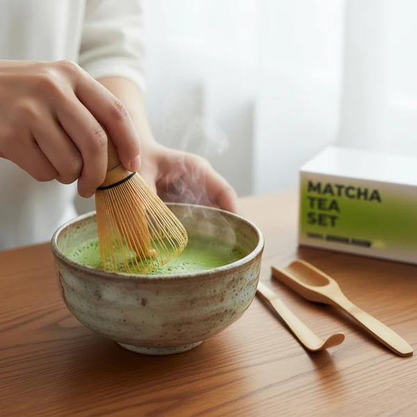 Minimalist Bamboo Matcha Whisk Set Bamboo Matcha Whisk Set – Enjoy Café-Quality Matcha at HomeBamboo Matcha Whisk Set – Enjoy Café-Quality Matcha at Home Breathable