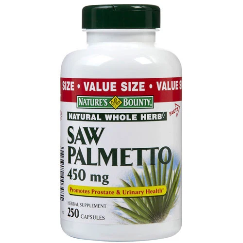 Trendy Natures Bounty Natural Whole Herb Saw Palmetto 450Mg Capsules - 100 Ea Refined