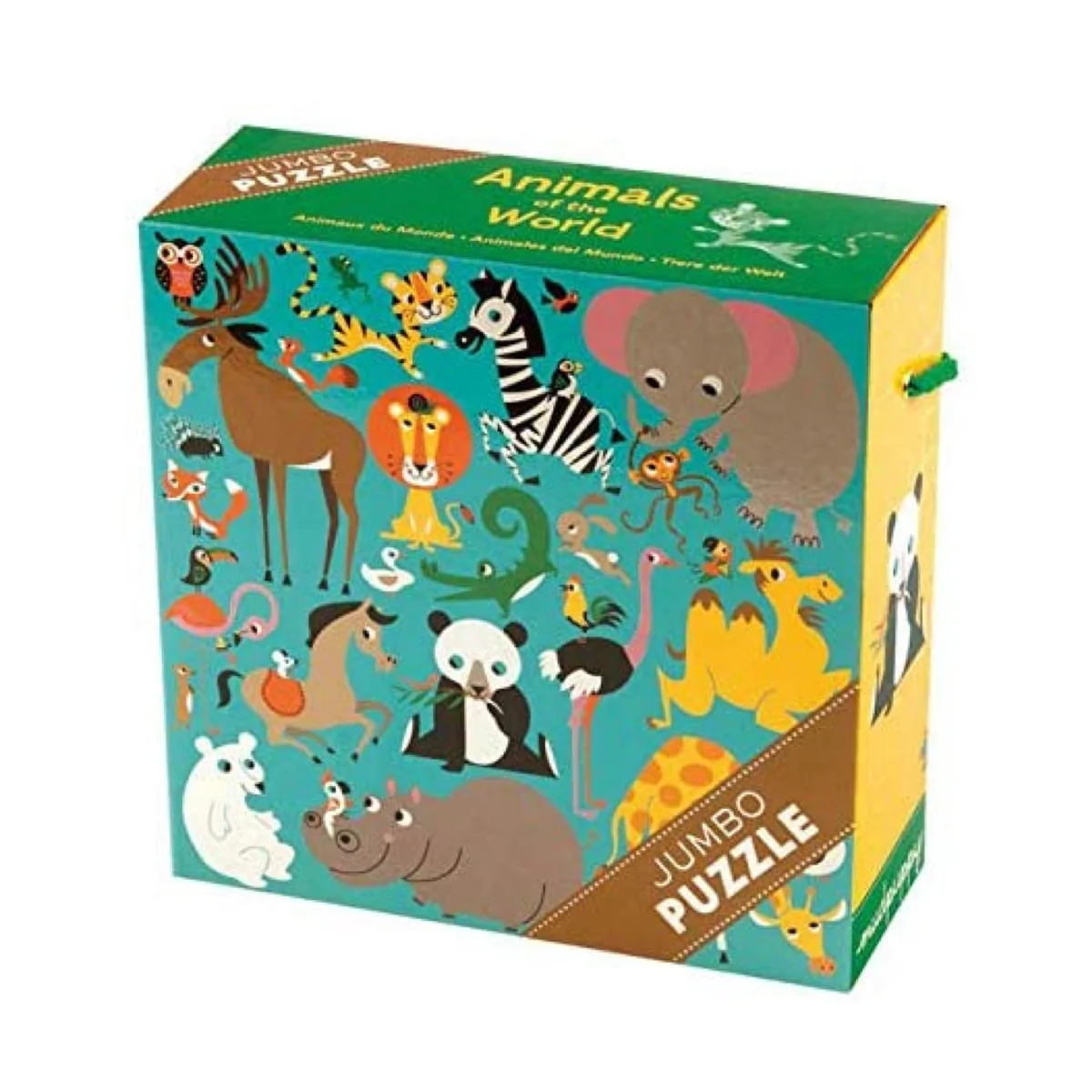 High-Quality 25pc World Animals Jumbo Puzzle Smooth