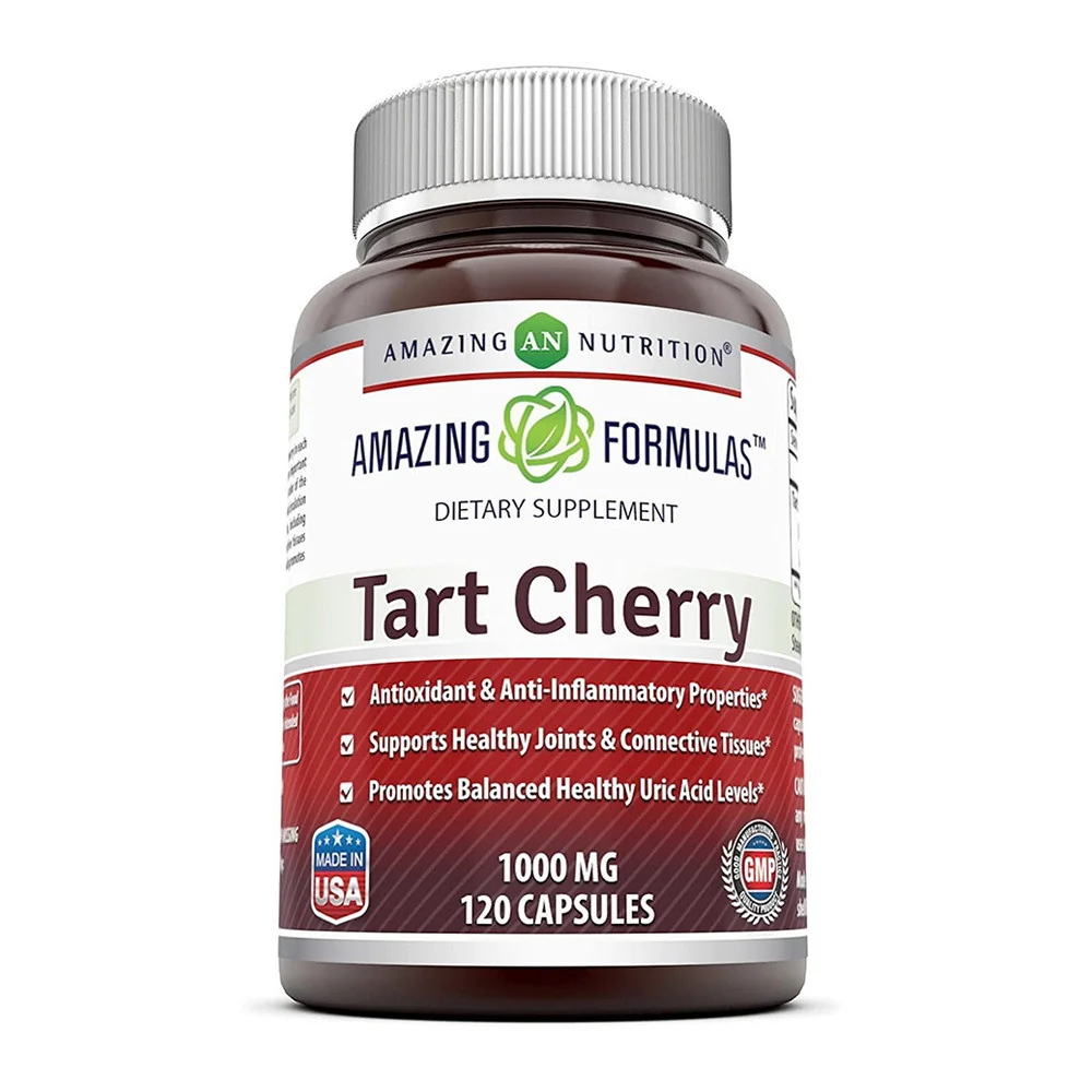 Trendy Nutrition Formulas Tart Cherry Extract 1000 Mg Capsules 120 Ea Clean