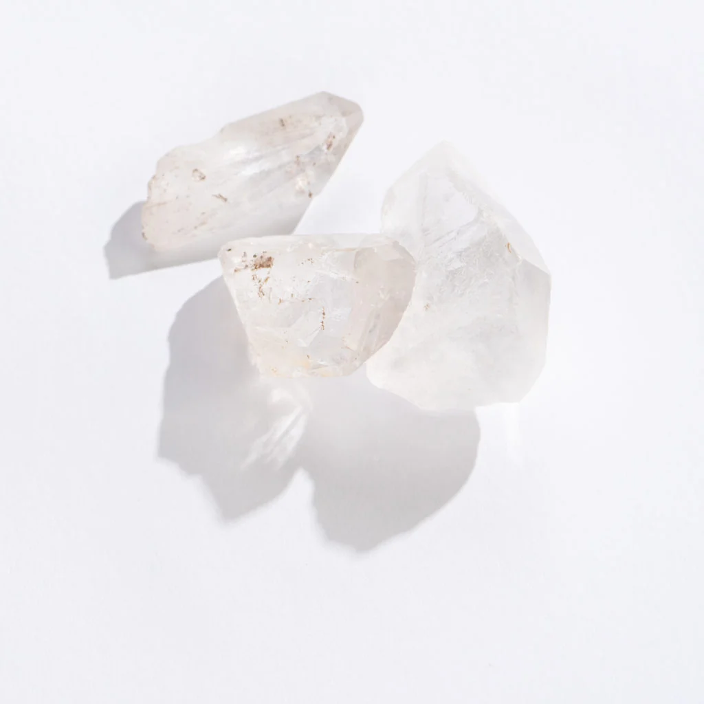 Green Rock Clear Quartz Point Fast