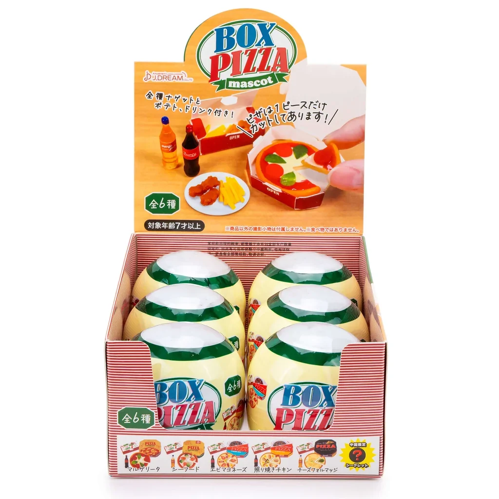 Refined Mystery Capsule Box Pizza Mascot Clean