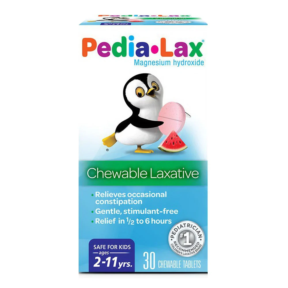 Premium Fleet Pedia-Lax Saline Laxative Chewable Tablets Watermelon 30 Ea Comfortable