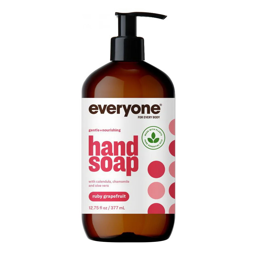 Elegant Everyone Hand Soap Ruby Grapefruit 12.75 Oz Verified