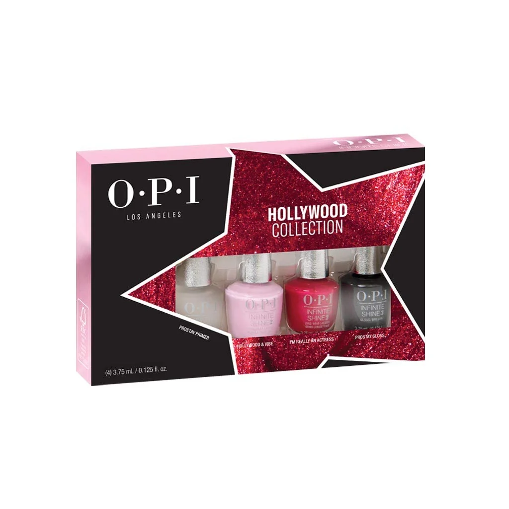 Reusable OPI Spring 2021 Hollywood Collection 4 Mini Infinite Shine OPI Easy-to-Use