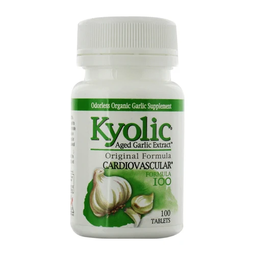 Soft Kyolic Formula 100 Aged Garlic Extract Cardiovascular Tablets 100 ea Premium