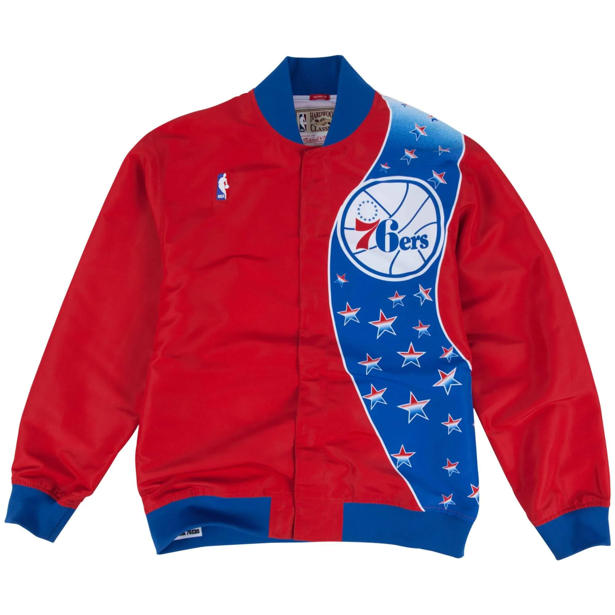 Fine Crafted Mitchell Ness Men's NBA 1993-94 Warm Up Jacket Philadelphia 76Ers Jackets High-Quality