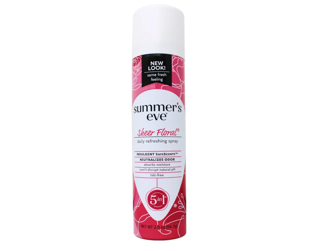 Powerful Summers Eve Freshening Spray Deodorant Sheer Floral 2 Oz Innovative