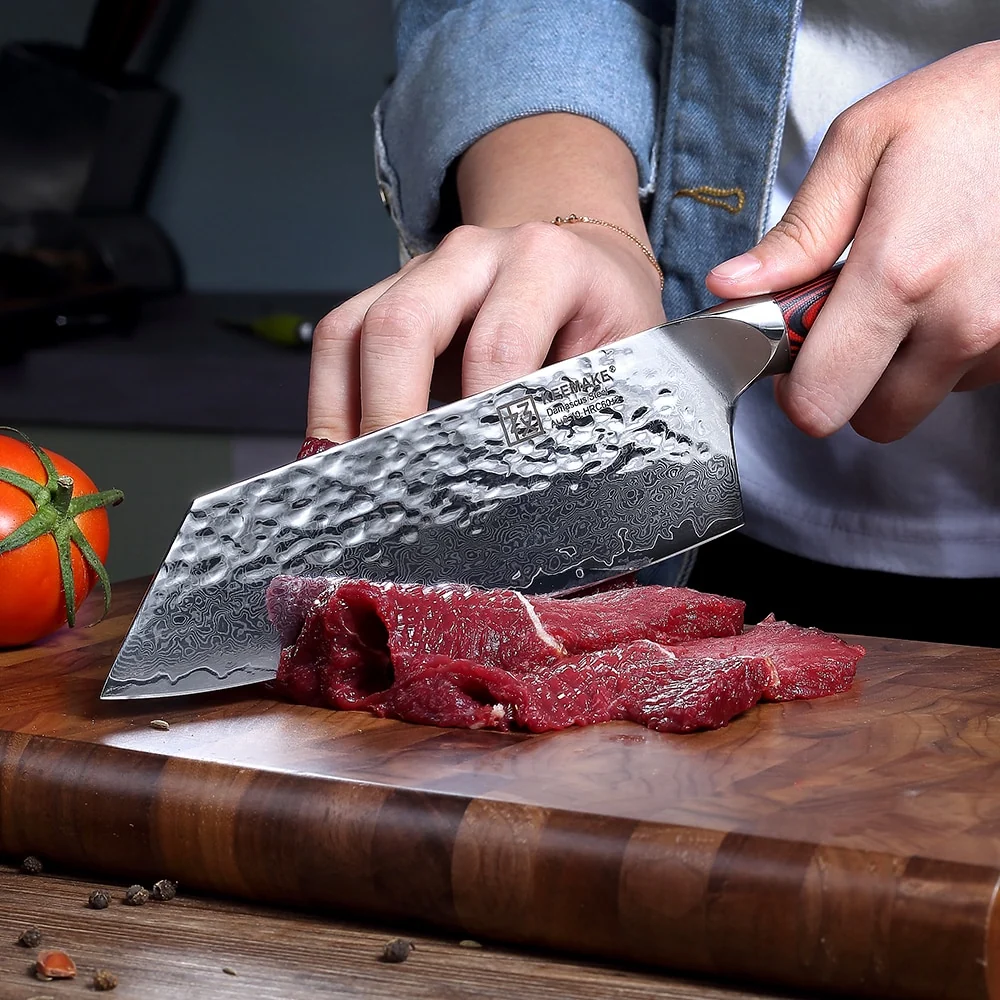Organic Classic Japanese Butchers Meat Vegetable Cleaver Soft