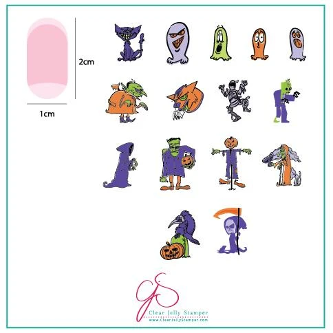 Selected Spooky Tunes CjSH-46 - CJS Medium Stamping Plate Crafted